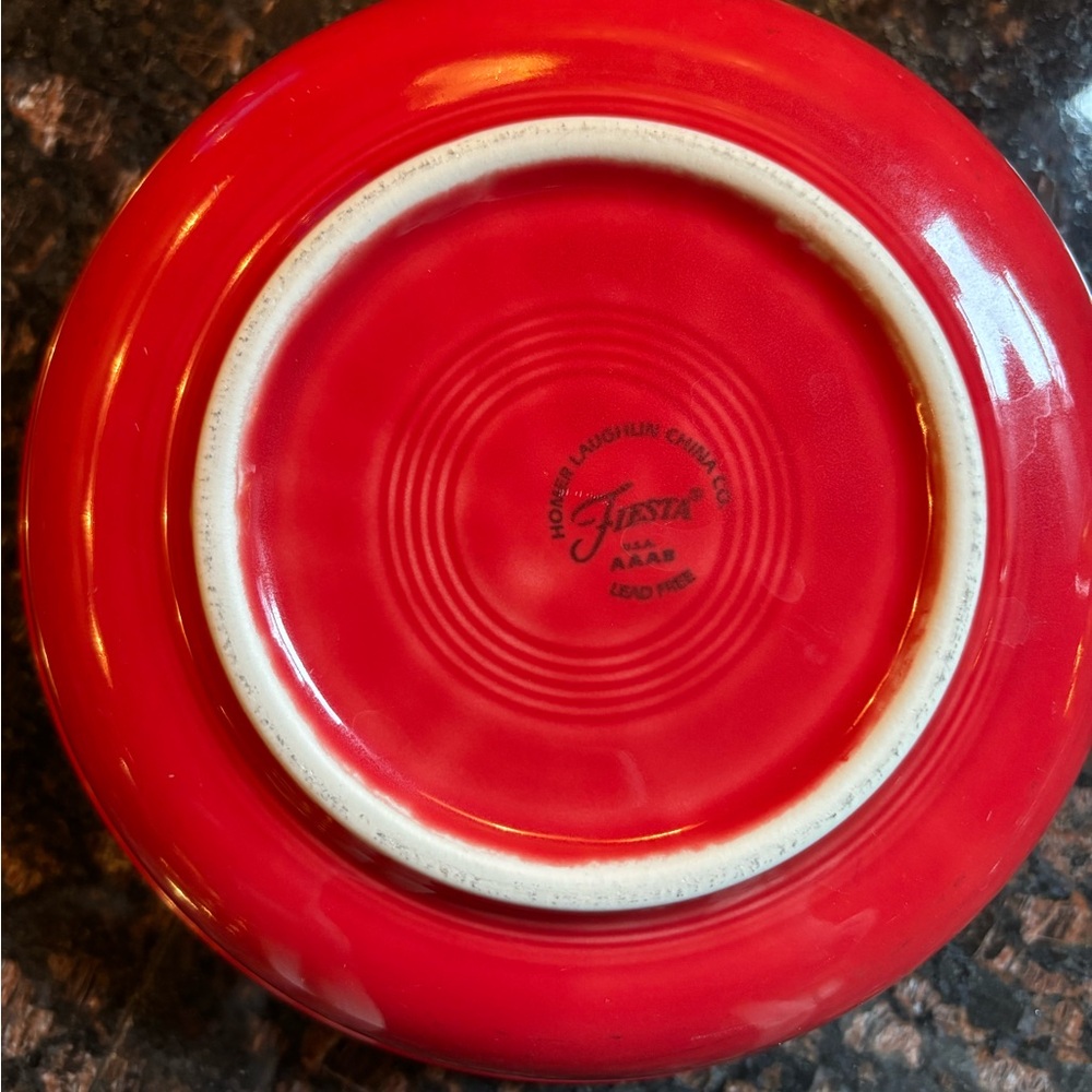Fiesta Red Large Bowl - Picture 2 of 4